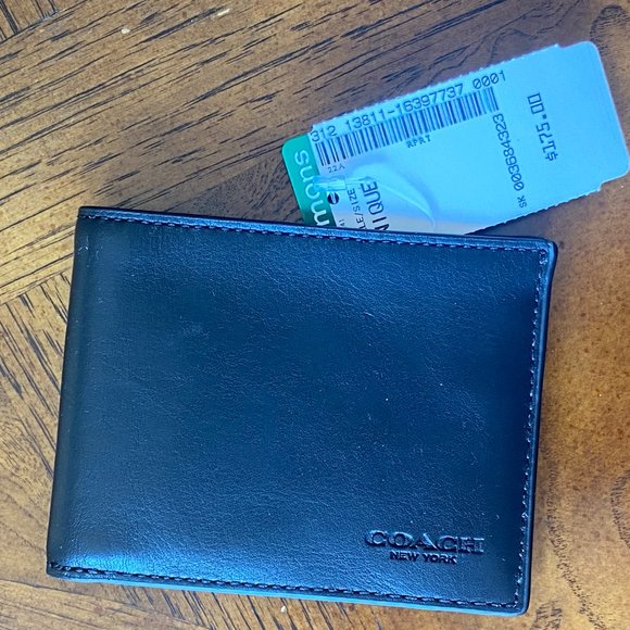 BNWT COACH Smooth Leather Wallet - Picture 4 of 11